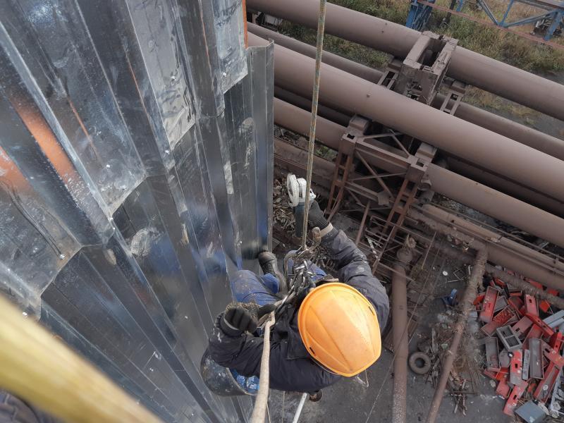 монтаж профильного листа